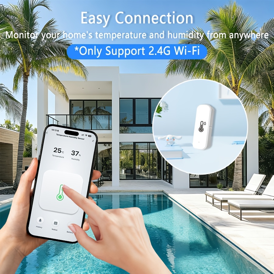 スマート Zigbee 3.0 温度湿度センサー Alexa - Digital Hygrometer Probe のレビューと価格